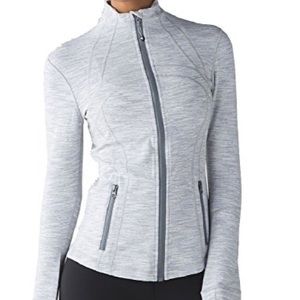 Lululemon Define Jacket - Light Gray Size 6 WORN TWICE